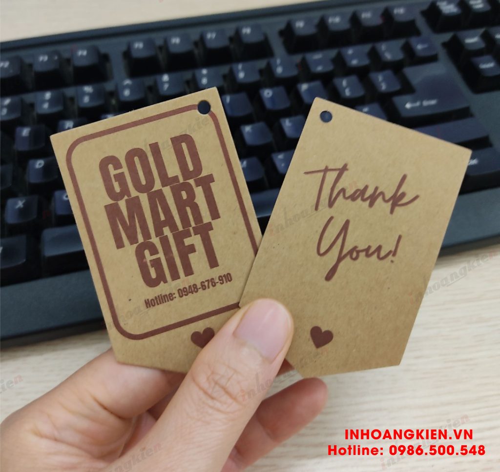 Báo giá in tag giấy