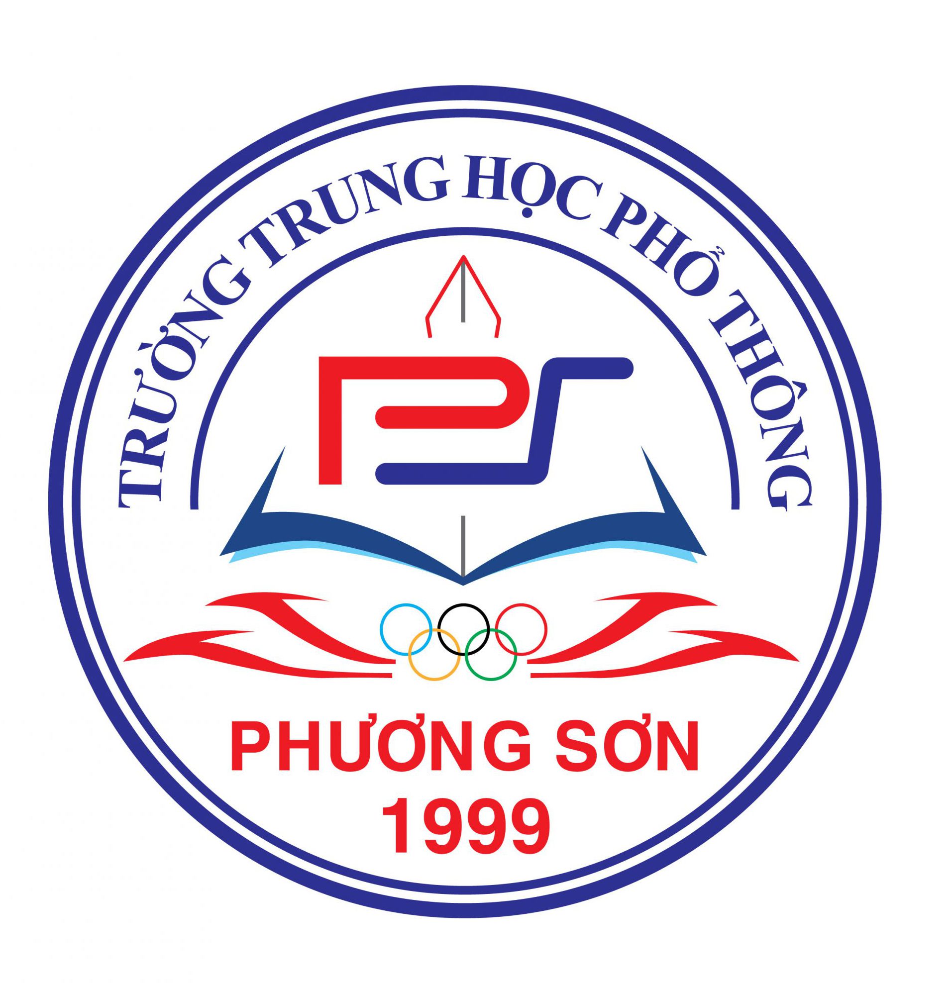 Logo Trường THPT Phương Sơn - Lục Nam - BG - File Ai, PDF, EPS, PNG