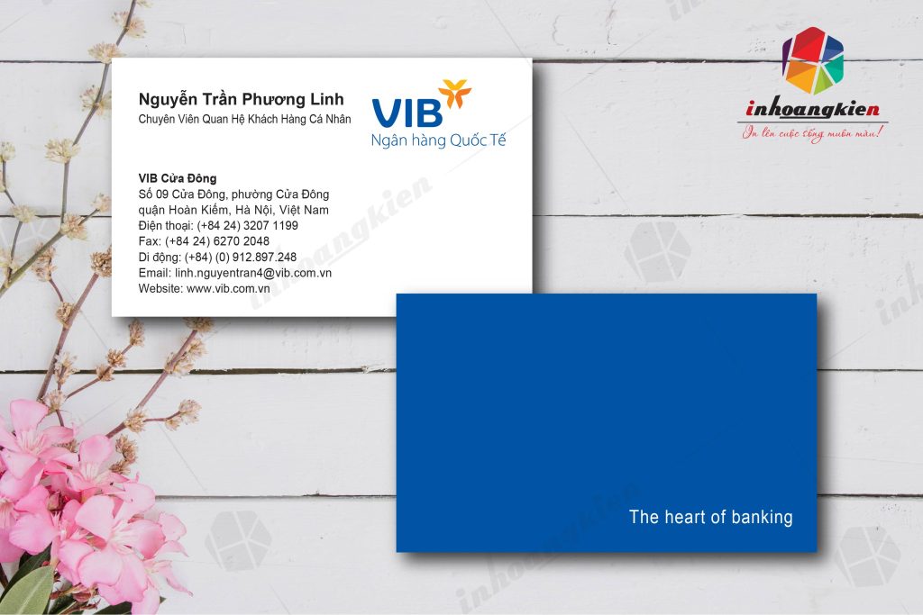 mẫu card ngân hàng VIB